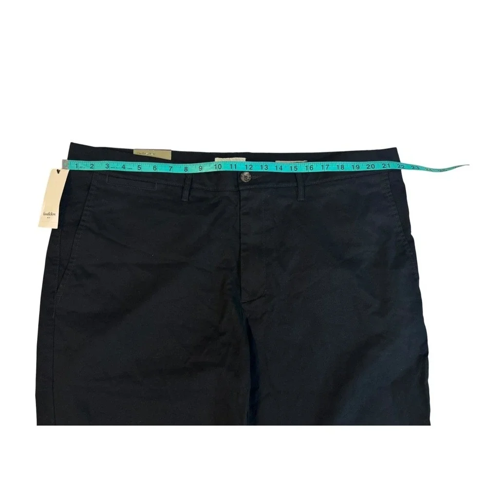 Goodfellow & Co Mens Every Wear‎ Chino Pants Black Straight Fit 42x30 NWT
